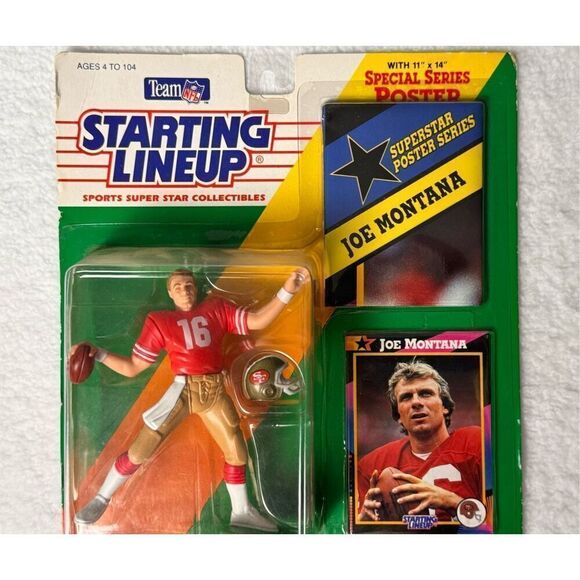 Kenner Starting Lineup Joe Montana 1992 San Francisco 49er's NFL - Picture 4 of 10